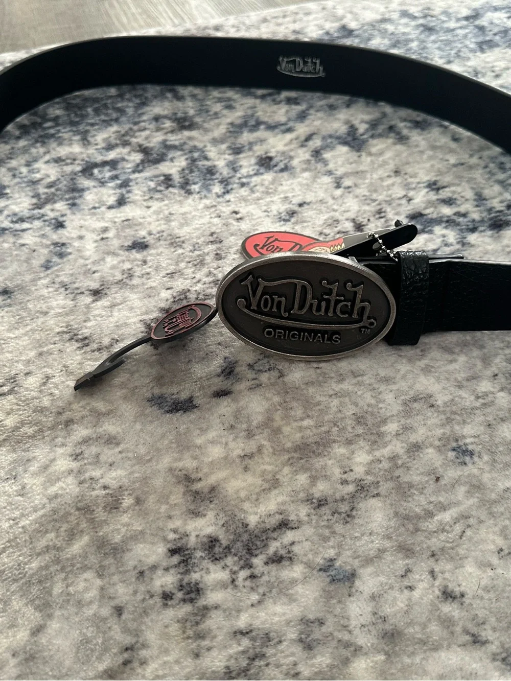 Von Dutch Originals Oversized Buckle Belt Size 38 – Brand New With Tags